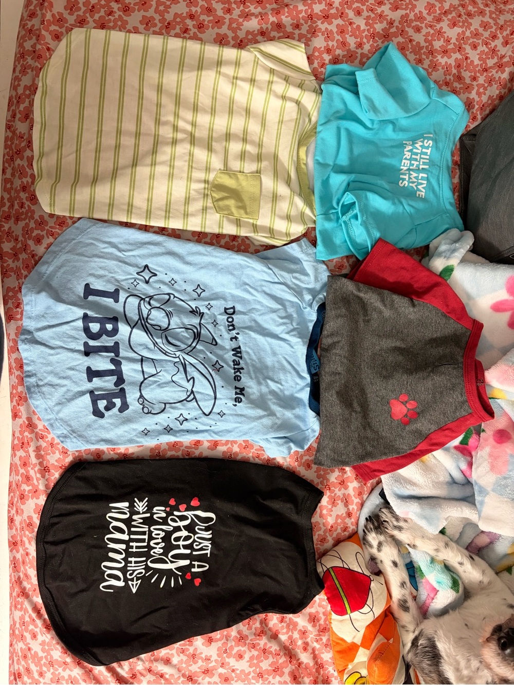 Bundle pet dog shirts size medium